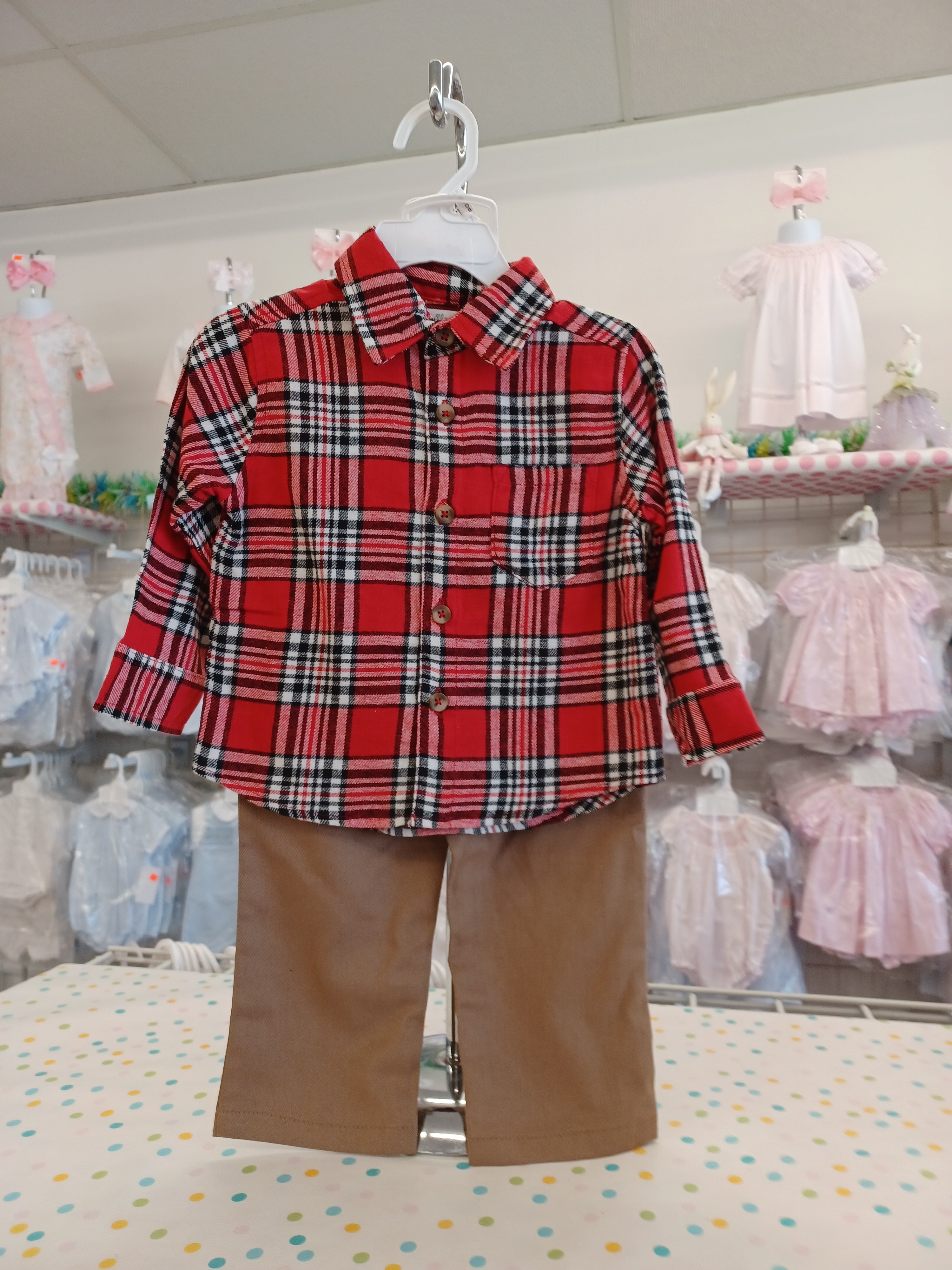 GIRLS NATIVITY SMOCKED DRESS GIRLS NATIVITY SMOCKED DRESS
