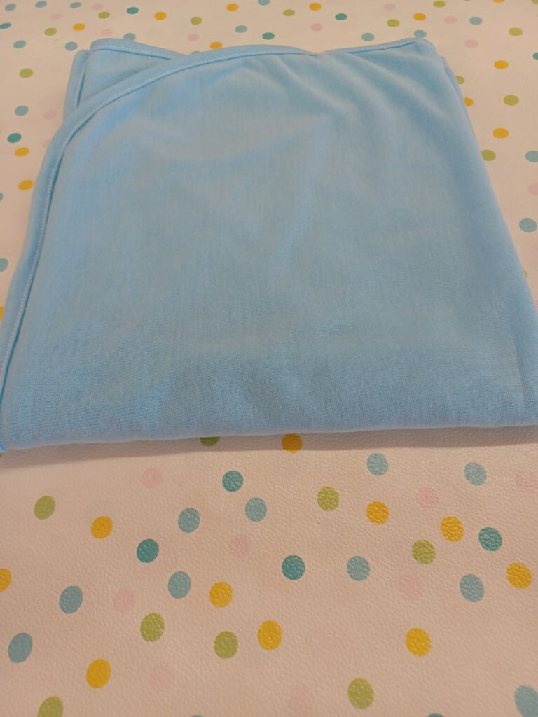 Blue Knit Blanket