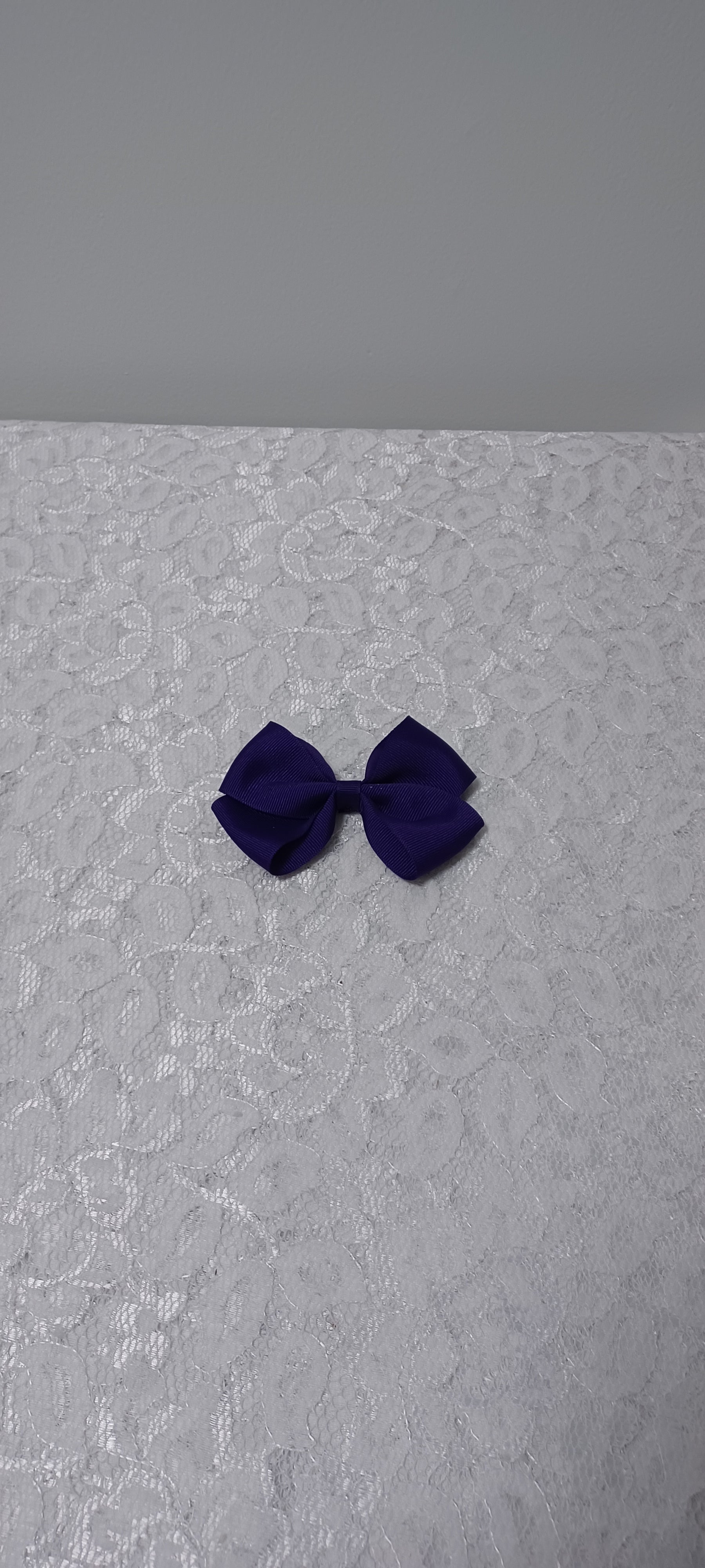 Purple Medium Clip Hairbow