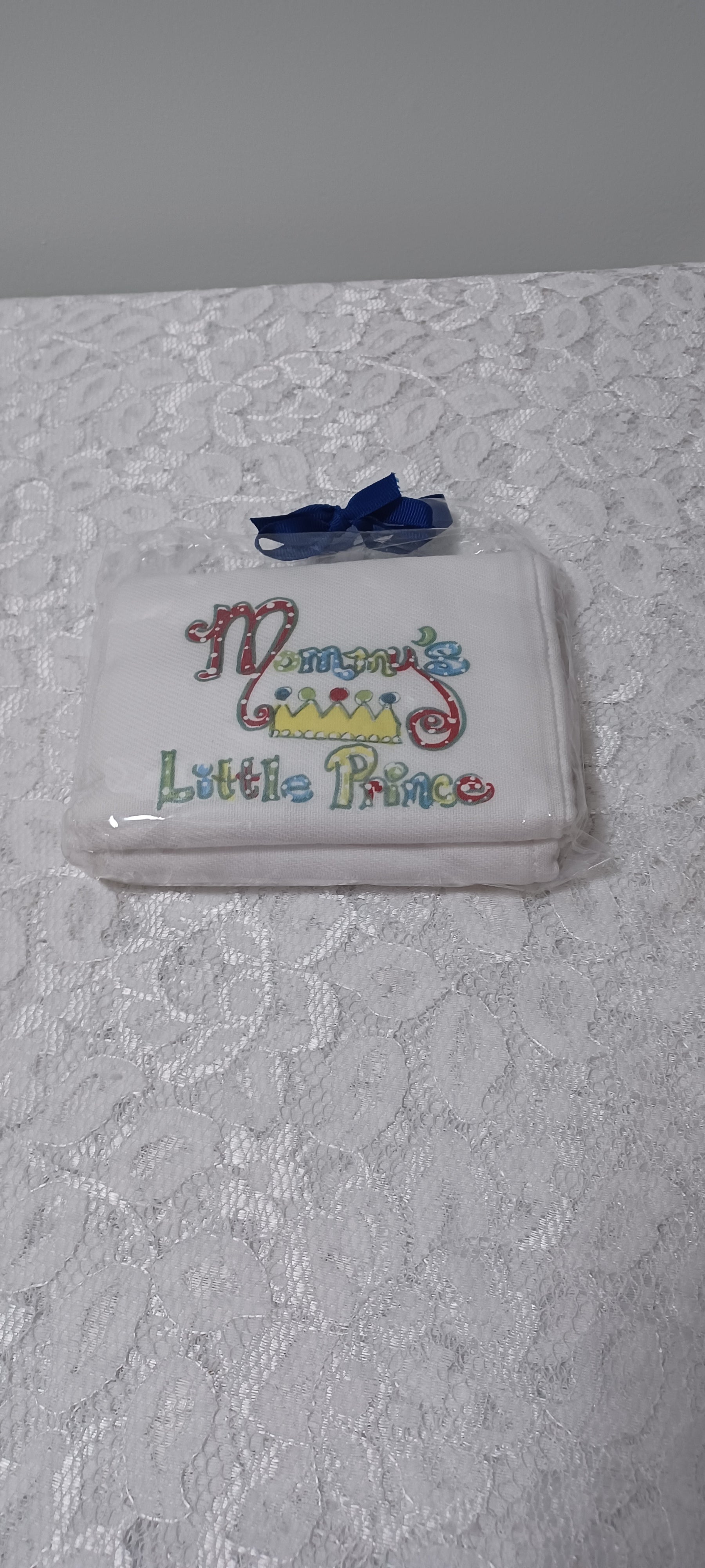 Mommy's Little Prince Burp Pad