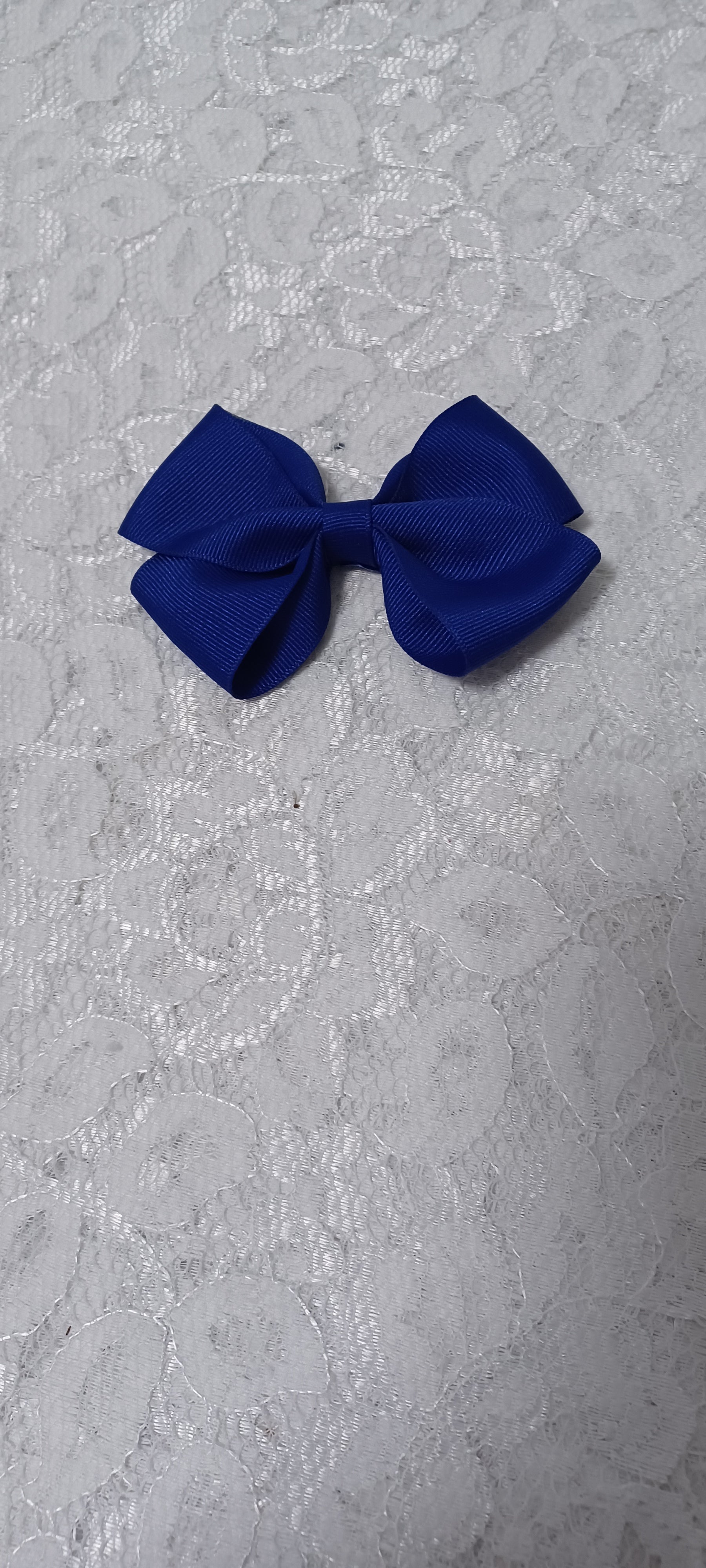 Royal Blue Medium Clip Hairbow
