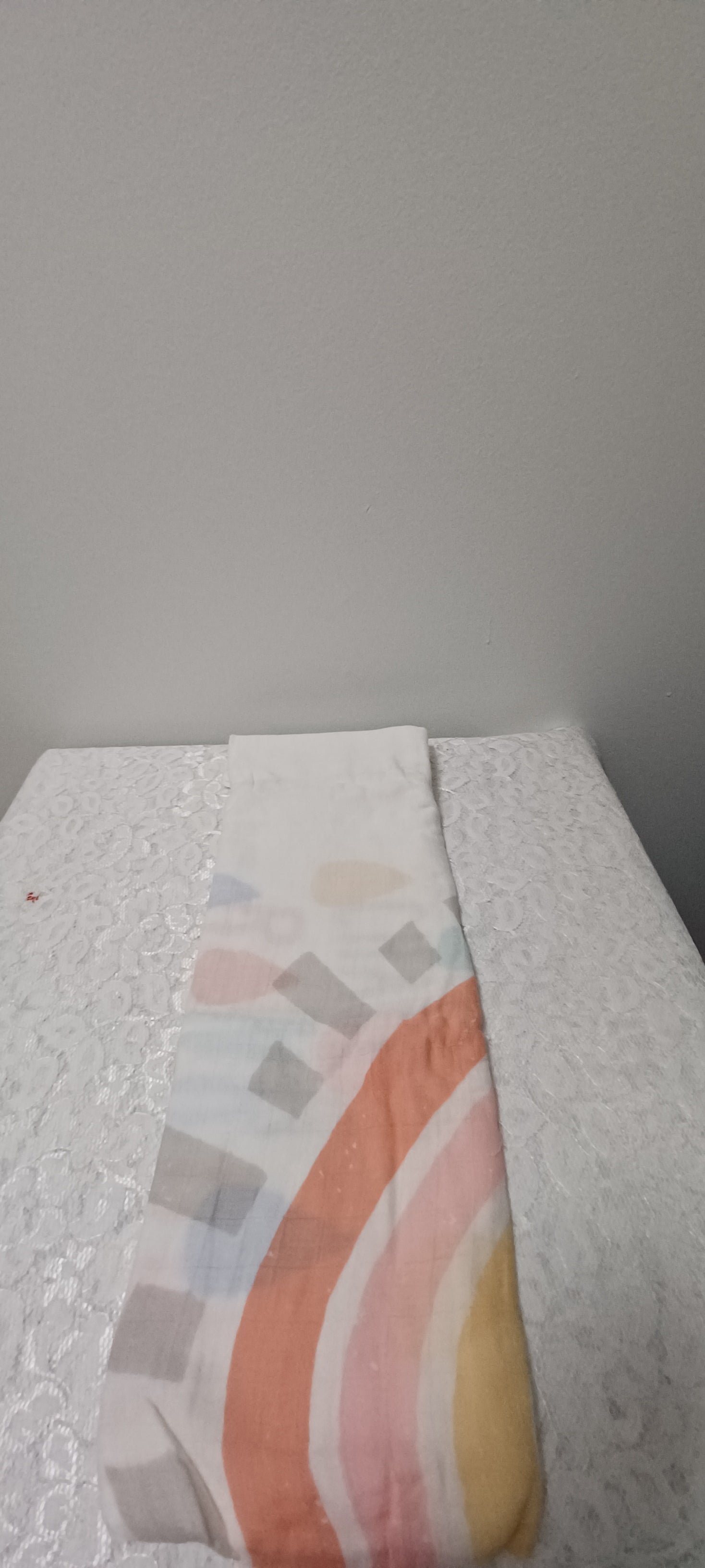Rainbow 45x45 Bamboo Cotton Swaddle Blanket