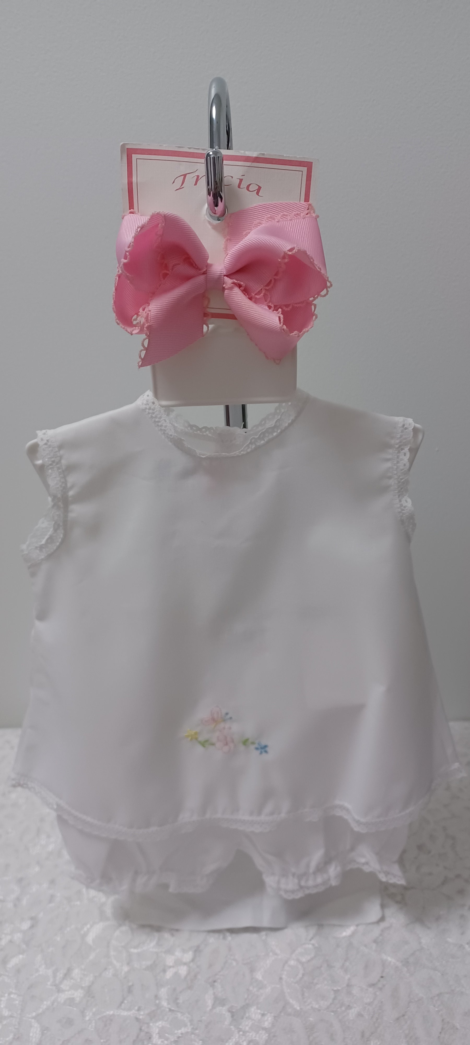 Girls 2pc 0/3 m Set With Embroidery