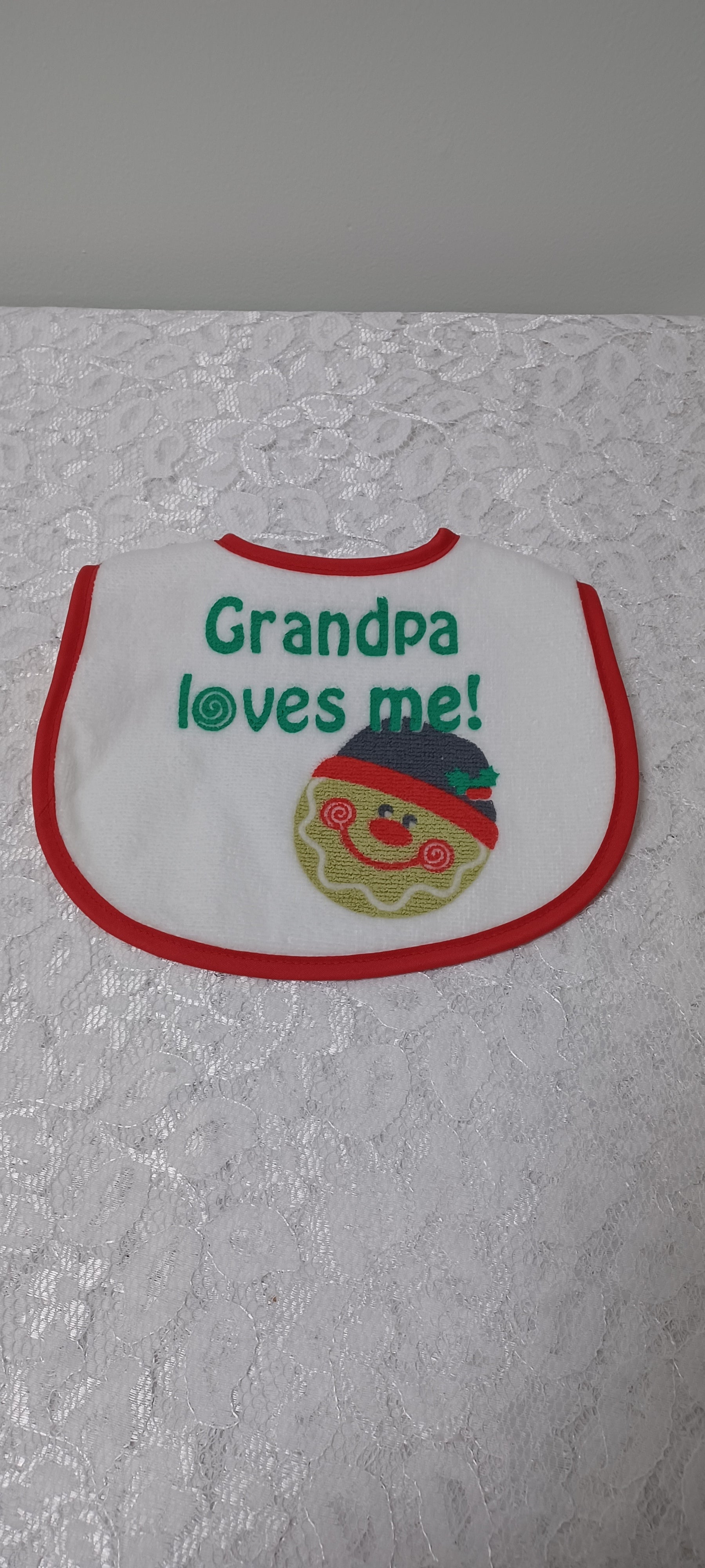 Grandpa Loves Me Bib